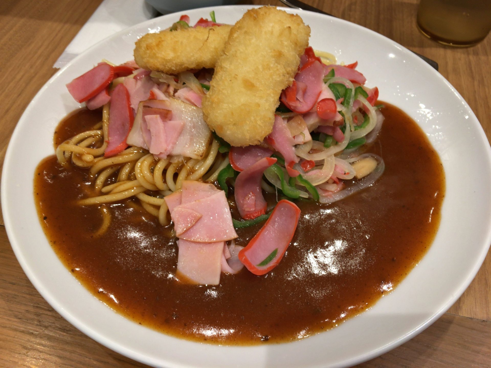名駅ｊｐタワーのスパゲティハウス ヨコイで名古屋名物 元祖 あんかけスパゲティのミラカンを食べてみた 758walker